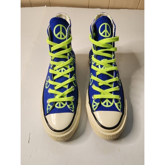 Converse Sneakers Men 4.5 Women 6.5 Royal Ghost Green Chuck 70 Hi Unleash Peace main image 6